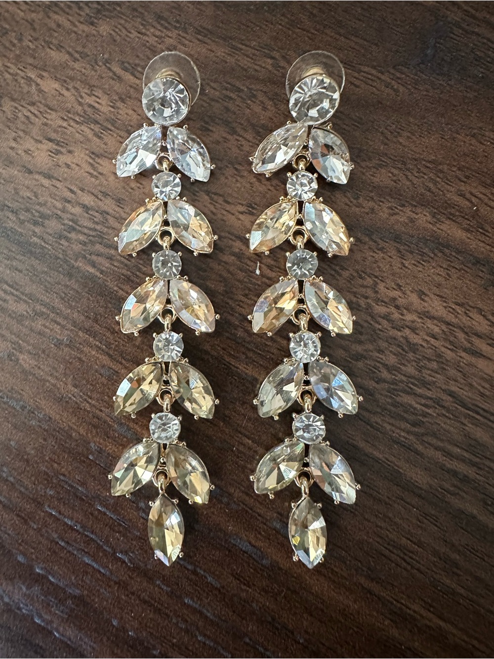 Bridal Earrings - Drop Olive Leaf Earring